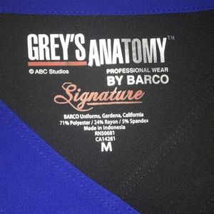 Greys Anatomy scrub top